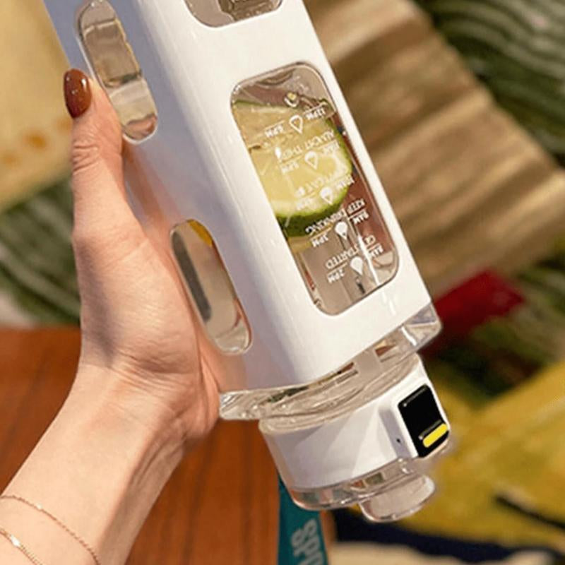 Sports Drinking Bottle, Portable Large Capacity Water Bottle, Hydration Bottle, Leak Proof Water Bottles for Outdoor Sports, Exercise, Fitness, Cycling, Camping, Summer Essentials, Straw Portable Bottle