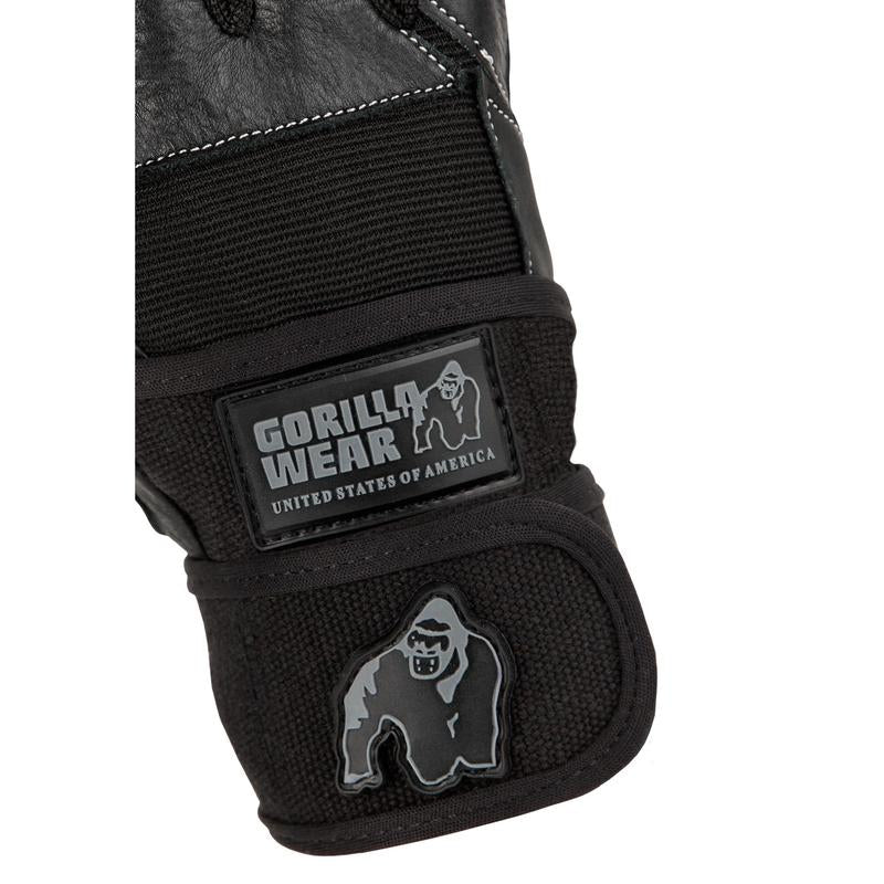 Dallas Wrist Wrap Gloves - Black