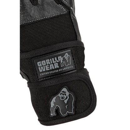 Dallas Wrist Wrap Gloves - Black
