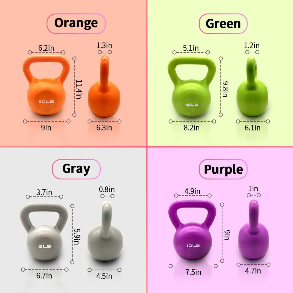 10lbs Kettlebell Set
