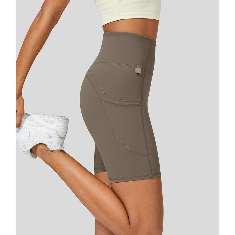 Halara Ultrasculpt™ High Waisted Side Pocket Running Biker Shorts 7''