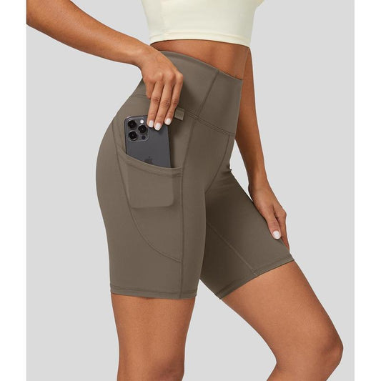 Halara Ultrasculpt™ High Waisted Side Pocket Running Biker Shorts 7''