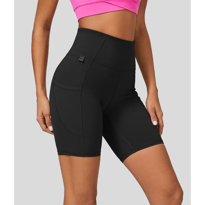 Halara Ultrasculpt™ High Waisted Side Pocket Running Biker Shorts 7''