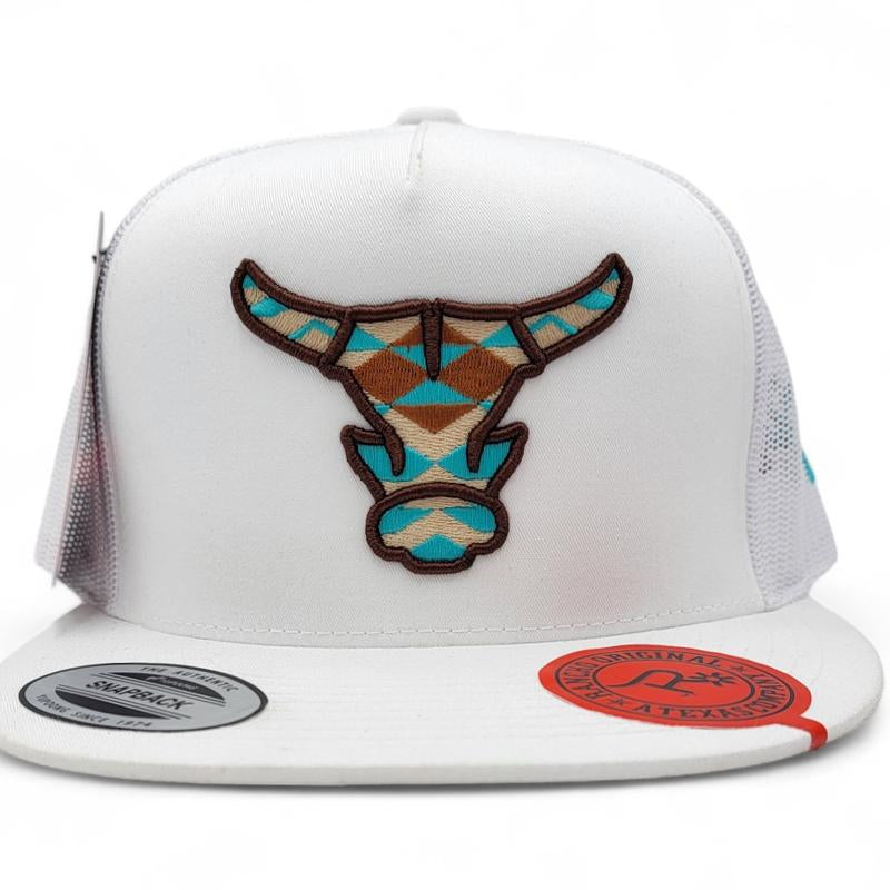 Rancho Original Toro Head Logo Snapback Cap. Embroidered in Texas.