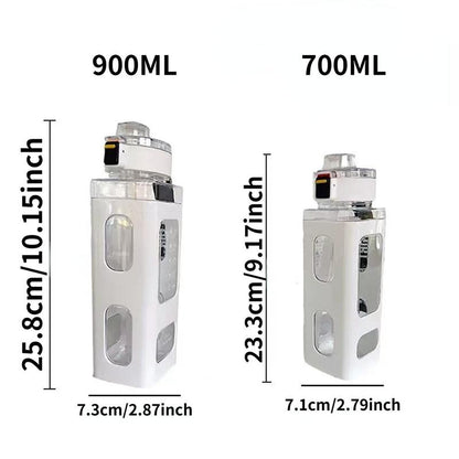 Sports Drinking Bottle, Portable Large Capacity Water Bottle, Hydration Bottle, Leak Proof Water Bottles for Outdoor Sports, Exercise, Fitness, Cycling, Camping, Summer Essentials, Straw Portable Bottle