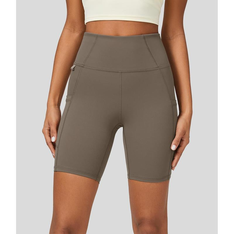 Halara Ultrasculpt™ High Waisted Side Pocket Running Biker Shorts 7''
